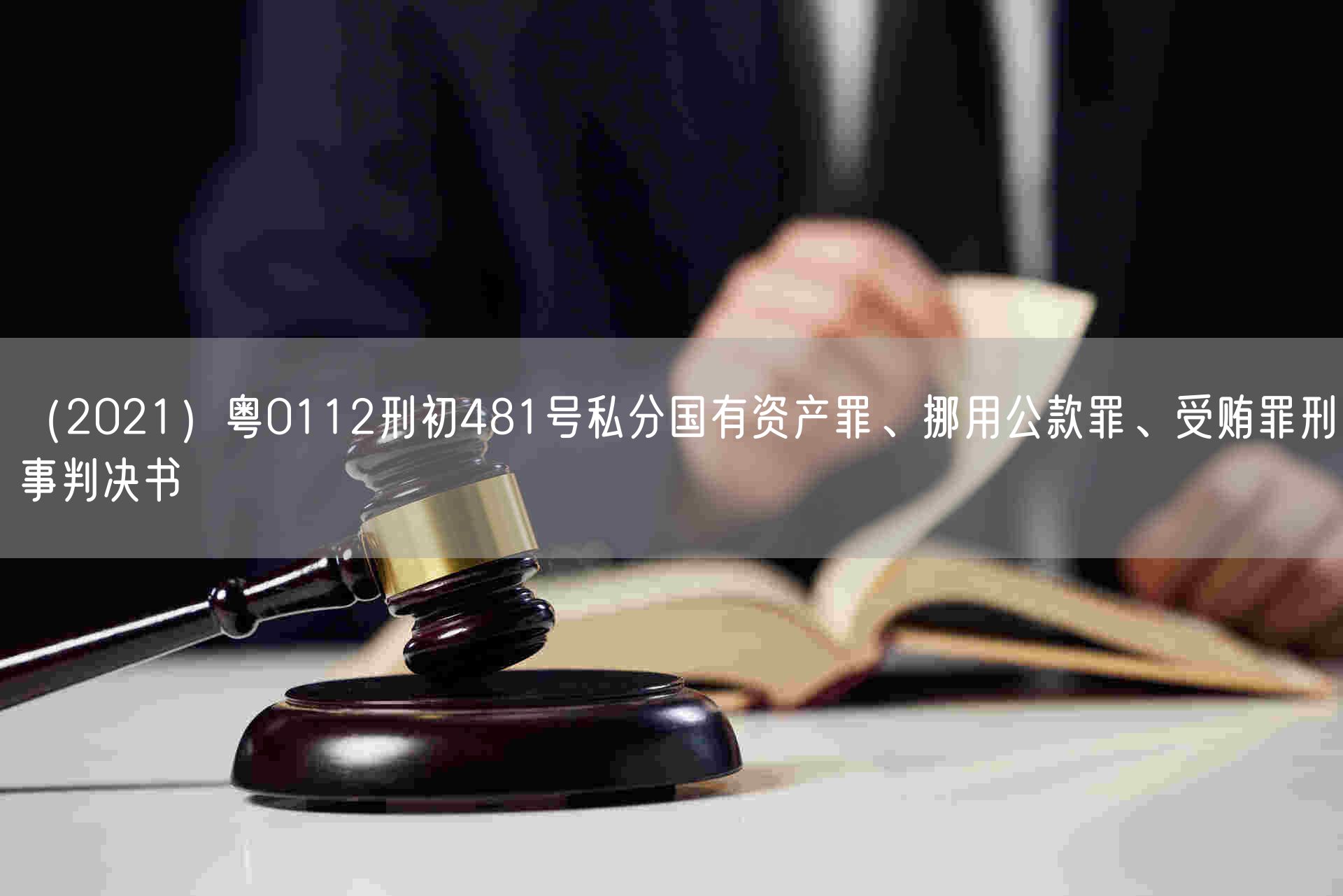 （2021）粤0112刑初481号私分国有资产罪、挪用公款罪、受贿罪刑事判决书